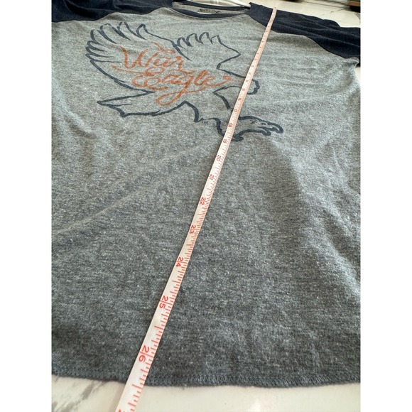 Auburn University War Eagles Women's‎ Baseball Tee 3/4 Sleeve Size Medium - Picture 5 of 6